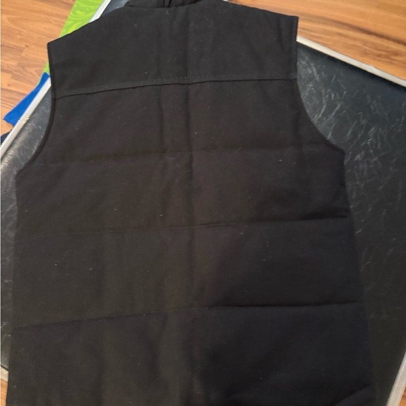 Tough Duck Black Quilted Vest EUC - Picture 4 of 11